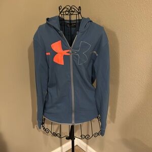 Under Armor boys jacket. Size YXL. Slate blue